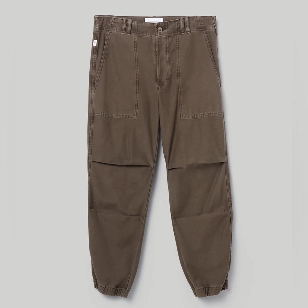 Citizens of Humanity Agni Army Green Cuffed Utility‎ Pants Trousers Size 28/6 - Picture 2 of 11